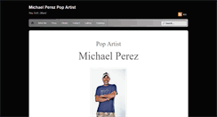 Desktop Screenshot of michaelperez-artist.com