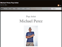 Tablet Screenshot of michaelperez-artist.com